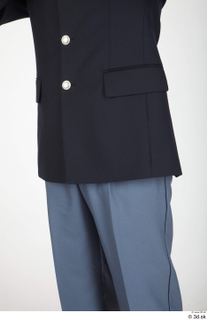  Photos Fireman Officier Man in uniform 1 21th century Fireman Officier blue trousers 0002.jpg